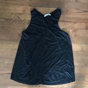 Halston tank with a twist back